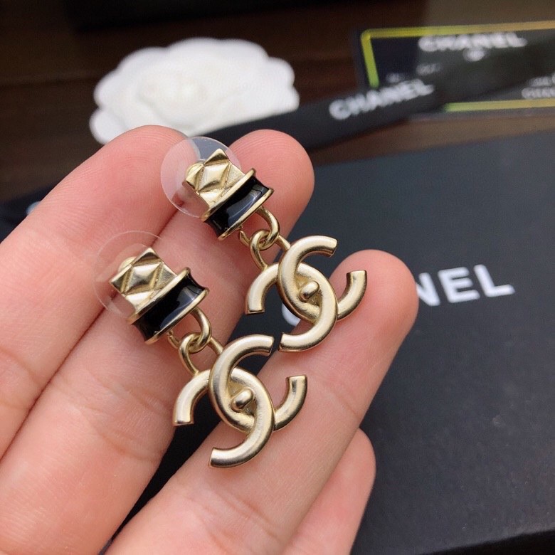 Ch*el earrings